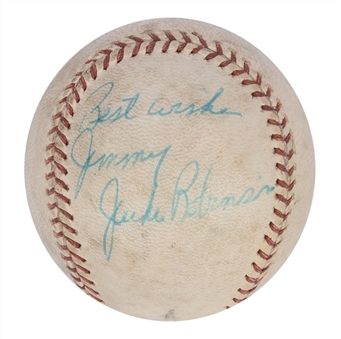Jackie Robinson Single Signed & Inscribed Baseball (JSA)